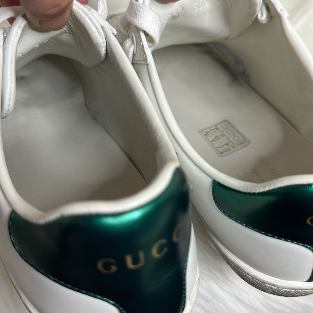 💯Authentic Gucci Sneakers with Cherryline Size 5.5 🍀 - Picture 8 of 15